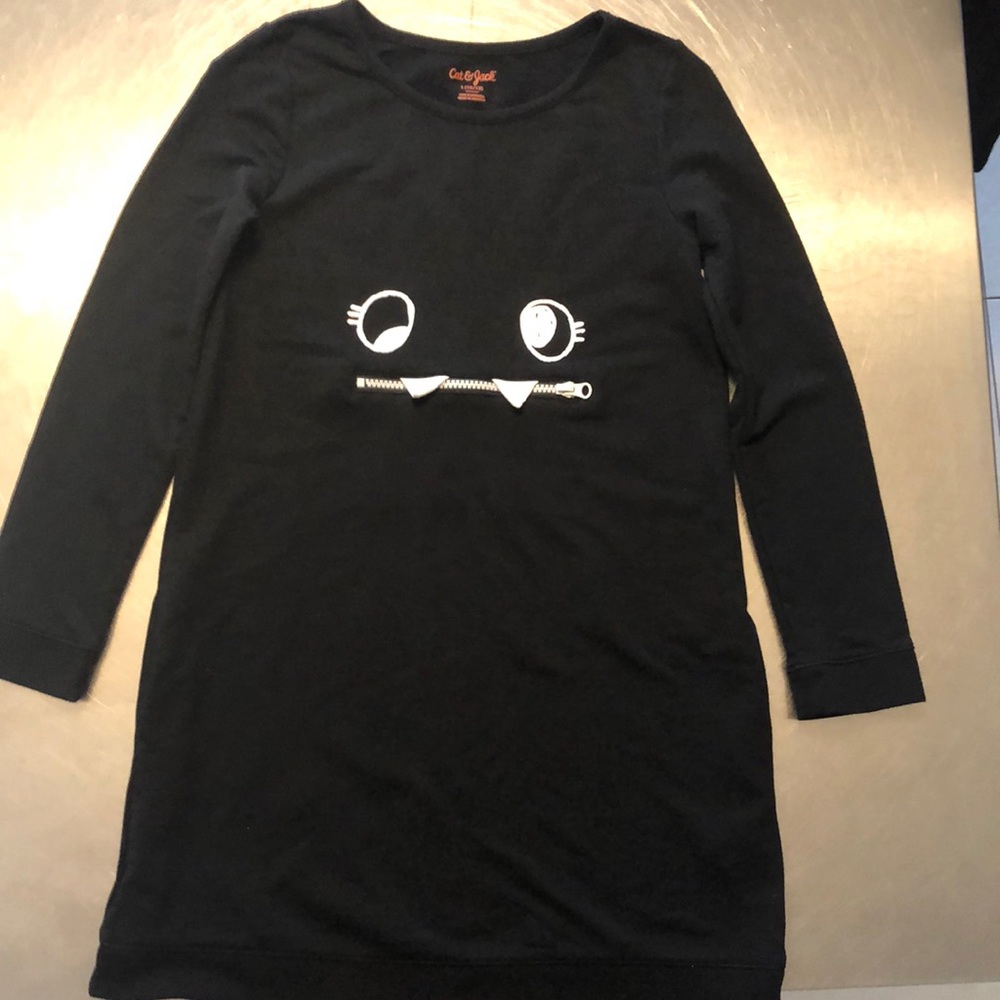 Monster face tunic dress